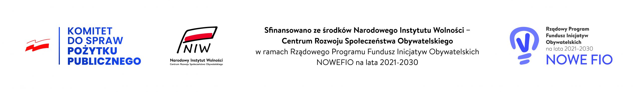 logotypy projektu NOWEFIO